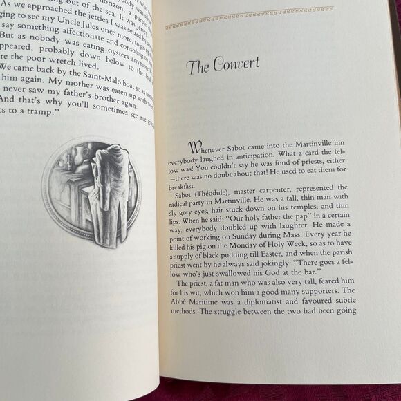 1983 Vintage Book: Stories by Guy de Maupassant, The Franklin Library - Picture 6 of 10